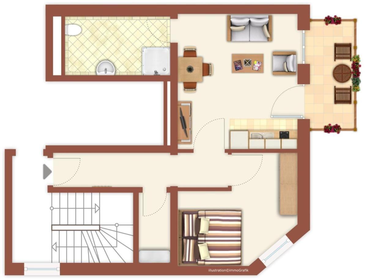Appartement Heimathafen à Rostock Extérieur photo